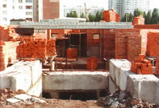 Фрагмент строительства Храма 